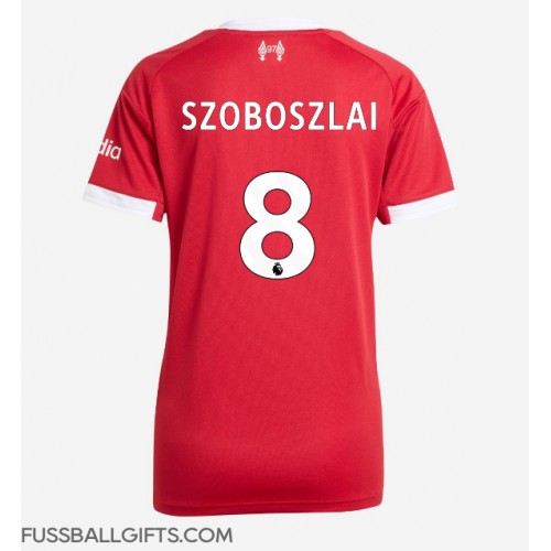 Liverpool Dominik Szoboszlai #8 Fußballbekleidung Heimtrikot Damen 2025-26 Kurzarm